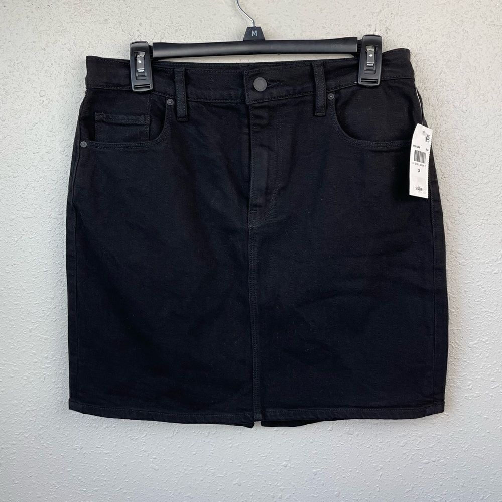 NWT Hudson Black Denim LULU Skirt Sizes 27, 28, 29, and 31